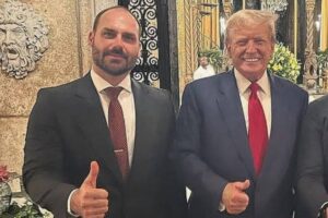 Eduardo Bolsonaro reage após a revogação das sanções a Moraes pelos EUA