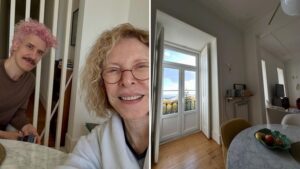 Aposentada, Marília Gabriela mostra apartamento em Portugal e celebra ajuda do filho: ‘Cuidou de mim’