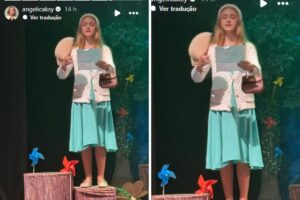 Angélica mostra lado ‘babão’ ao ver apresentação da caçula