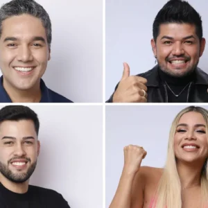 Fernando, Hideo, Kaio e Tati Pink