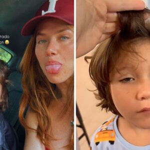 Giovanna Ewbank acalma seguidores após corte de cabelo do filho