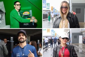 Famosos marcam presença no último dia do GP de São Paulo
