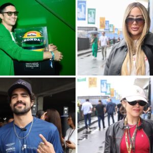 Famosos no GP São Paulo