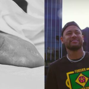 Amanda Kimberlly publica primeira foto de Helena, sua filha com Neymar