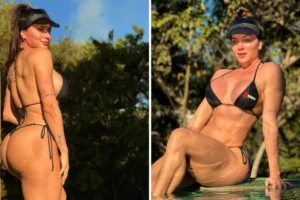 Juju salimeni impressiona com resultado de procedimento no bumbum