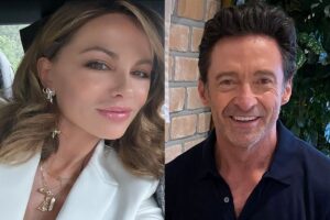 Solteiro, Hugh Jackman se diverte com Kate Beckinsale em Wimbledon