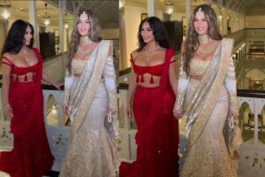 Kim e Khloe Kardashian arrasam em casamento de bilionário indiano