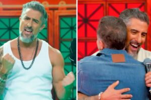 Marcos Mion dubla Backstreet Boys, se emociona e se diverte com Luciano Huck