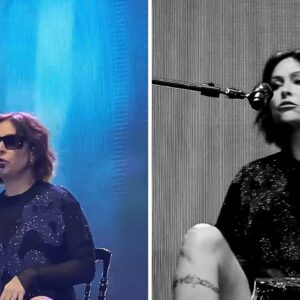 Pitty volta aos palcos após cirurgia e faz show sentada