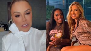 Veja a reação de Poliana Rocha após declaração de Virginia sobre comparações com mãe de Vini Jr