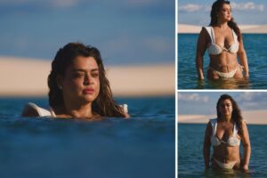 Preta Gil usa biquíni diferentão e arrasa em Atins