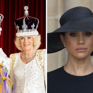 Rei Charles, Camilla Parker-Bowles e Meghan Markle