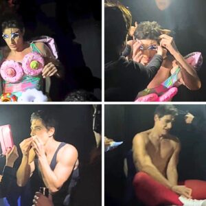 Gianecchini surpreende com rápidas trocas de figurino no palco