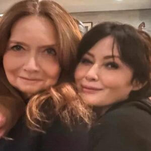 Shannen Doherty com a mãe Rosa