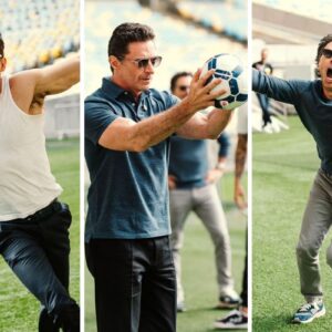 Ryan Reynolds, Hugh Jackman e Shawn Levy