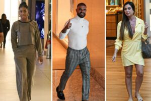 Erika Januza, Diogo Nogueira e Nicole Bahls aproveitam a folga e vão às compras