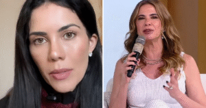 Daniela Albuquerque grava vídeo chorando após ser acusada ter causado demissão de Luciana Gimenez