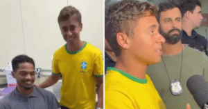 Nikolas Ferreira visita vítimas atingidas por raio em Brasília