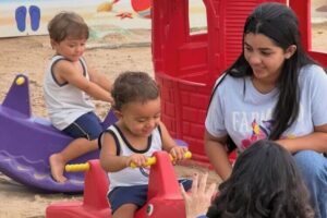 Mulher de João Gomes fala sobre primeiro dia de aula do filho: “Meu coração tá apertadinho”