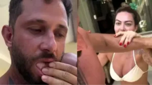 Laura Keller e Thales Alves se acusam mutuamente de agressão após término