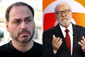 Carlos ataca Globo e diz que Lula paga bilhões em tentativas de desmoralizar Jair Bolsonaro