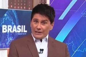 César Filho quebra protocolo e vira notícia no próprio SBT Brasil: “Que assim seja”