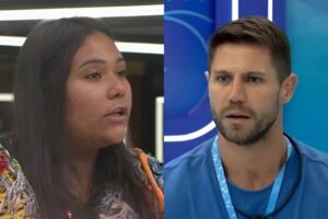 BBB26: Chaiany expõe dificuldade inusitada sobre Jonas Sulzbach: “Eu nem olho mais!”