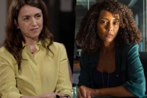 Após polêmicas, Manuela Dias faz gesto envolvendo Taís Araújo