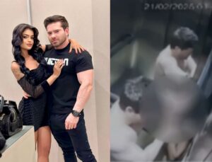 Influenciadora é sufocada pelo namorado até desmaiar dentro de elevador em Goiânia; VEJA VÍDEO