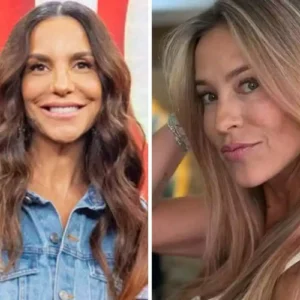 fotomontagem de ivete sangalo e luana piovani