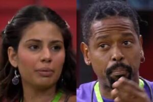 BBB26: Gabriela chama Leandro de planta, explica motivo e brother não deixa barato: “Não sou!”
