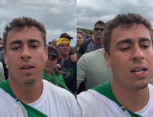 Nikolas Ferreira adota colete à prova de balas durante caminhada política rumo a Brasília