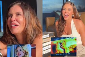 Paolla Oliveira se emociona ao rever início da carreira