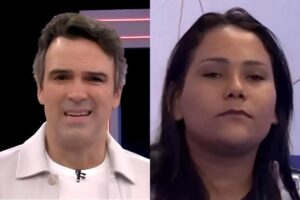 BBB26: Tadeu Schmidt dá puxão de orelha em Chaiany após comentário: “Não gostei!”