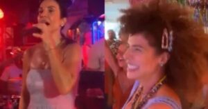 Veja a reação de Ivete ao ver Vanessa da Mata dançar música até o chão