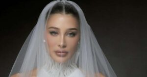 Vestido de noiva de Esther Marques, herdeira de bilionário, dá o que falar: ‘Chocada’