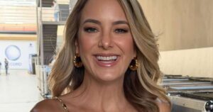 Roupa de Ticiane Pinheiro em baile de luxo é massacrada: ‘Que é isso?’