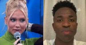 Vini Jr. manda recado no ‘Domingão’ e surpreende Virginia; veja a reação