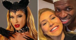 Submissa? Virginia usa coleira com nome de Vini Jr. e fãs se revoltam: ‘Desserviço’