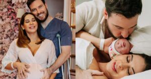 ELA CRESCEU! Thiago Nigro exibe rostinho da filha com Maíra Cardi
