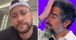 Chateado, Neymar expõe Marcos Mion e manda recado público: ‘Tá virando marca registrada’