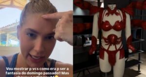 Virginia explica por que não ligou efeitos especiais de fantasia de caranguejo no Carnaval