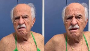 Ary Fontoura segue sugestão de ‘áudio viral’ e surge de biquíni após academia: ‘Não ficou bom’