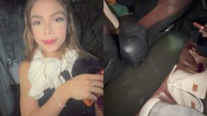 Enchente engole carro e Melody foge às pressas para evitar tragédia