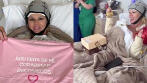 Val Marchiori compartilha um momento emocionante ao finalizar quimioterapia