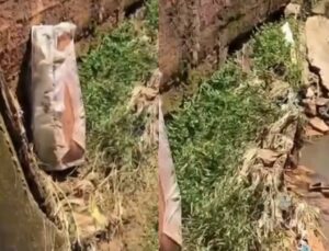 Muro de funerária cede com chuva e caixões caem em córrego; VEJA VÍDEO