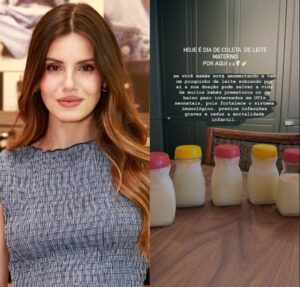 Camila Queiroz comenta sobre importância de doação de leite materno: Pode salvar a vida de muitas crianças