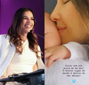 Muito amor! Mariana Rios compartilha clique com filho e faz declaração: Melhor lugar do mundo