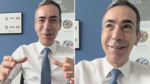 Fiscal do aeroporto reage ao ver item fora do comum na mala de César Tralli durante o raio-x