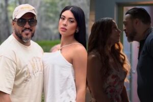 Namorada de Belo revela como lida com cenas dele com Viviane Araújo